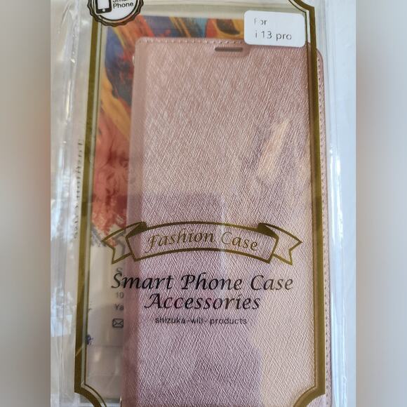 IPhone 13 Pro Rose Gold Phone Case Lightweight Slim Flip Folio NEW in Package. - Picture 2 of 7